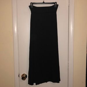 Maxi black skirt